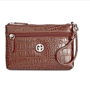 Giani Bernini Croc Wristlet